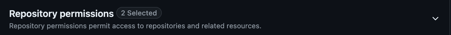 Github token permissions