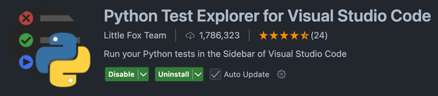 Python Test Explorer for Visual Studio Code 검색 결과