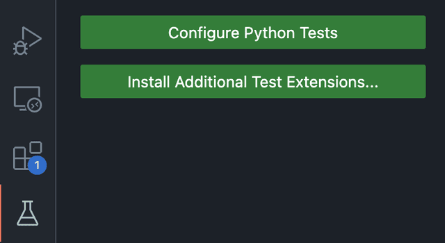 Python Test Explorer for Visual Studio Code 실행 방법